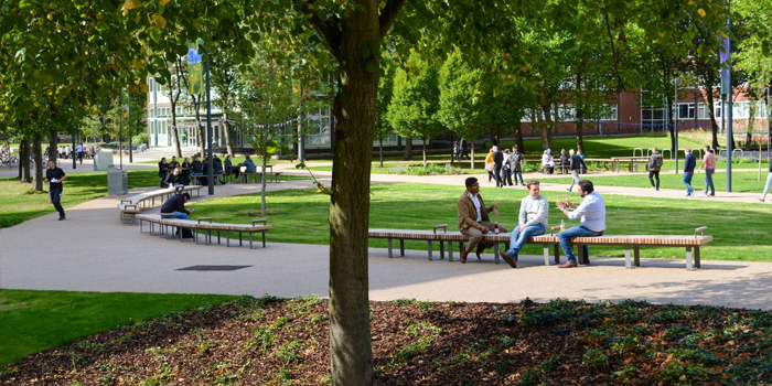 Modular Cobra Bench at Brunswick Park, Manchester 