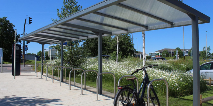 Heron Shelter at Fosse retail park