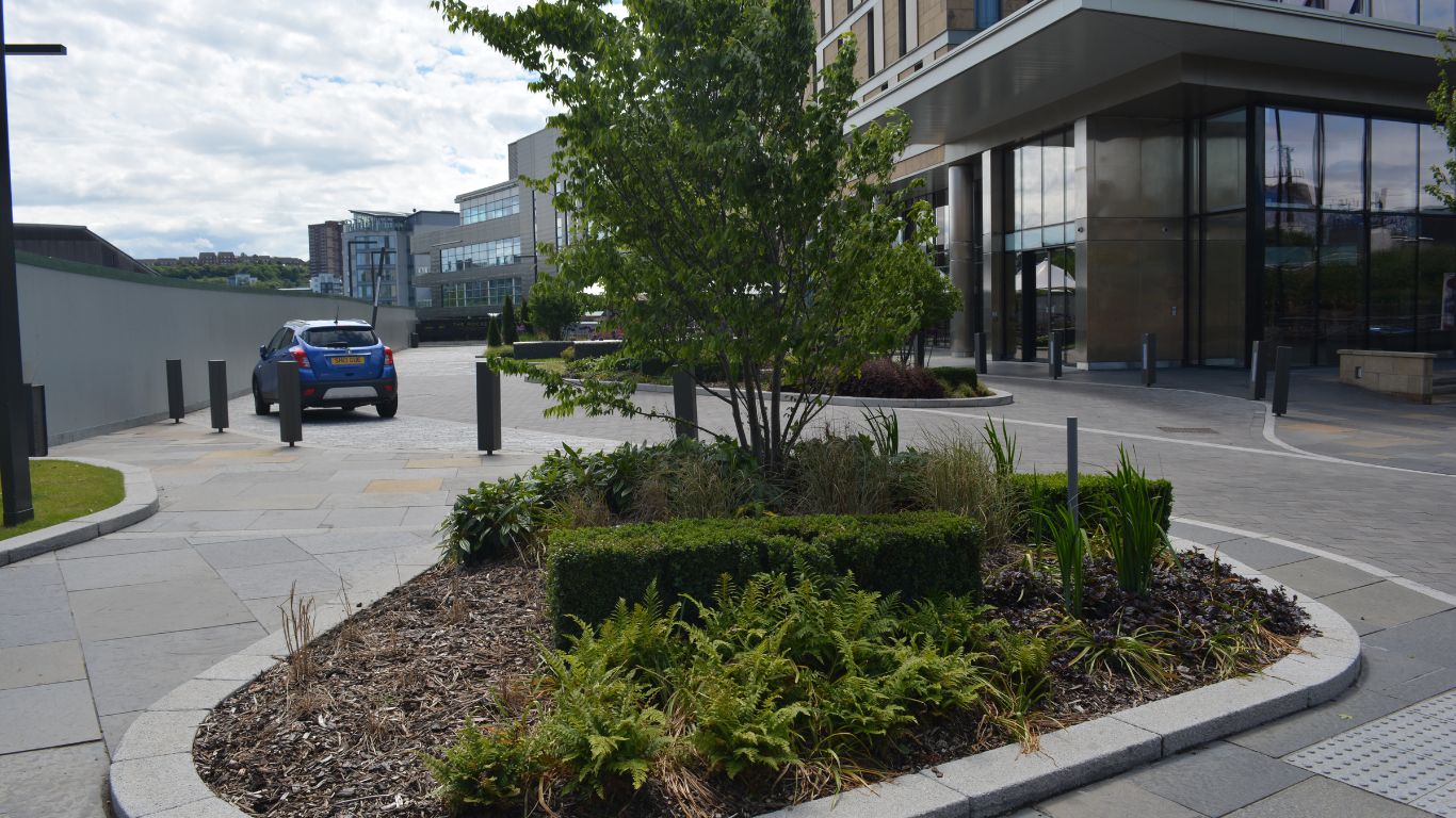 Stephenson Quarter and Crowne Plaza Hotel