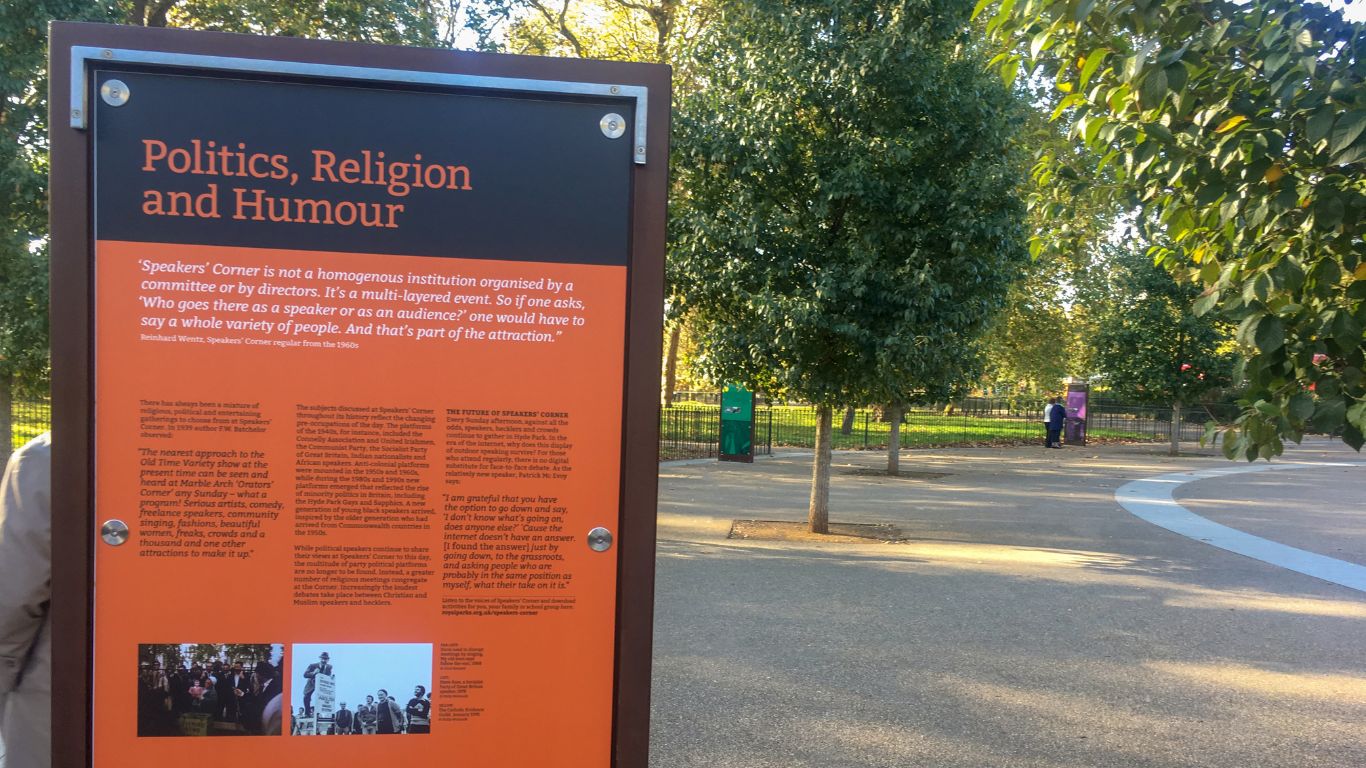 Speakers Corner, Hyde Park