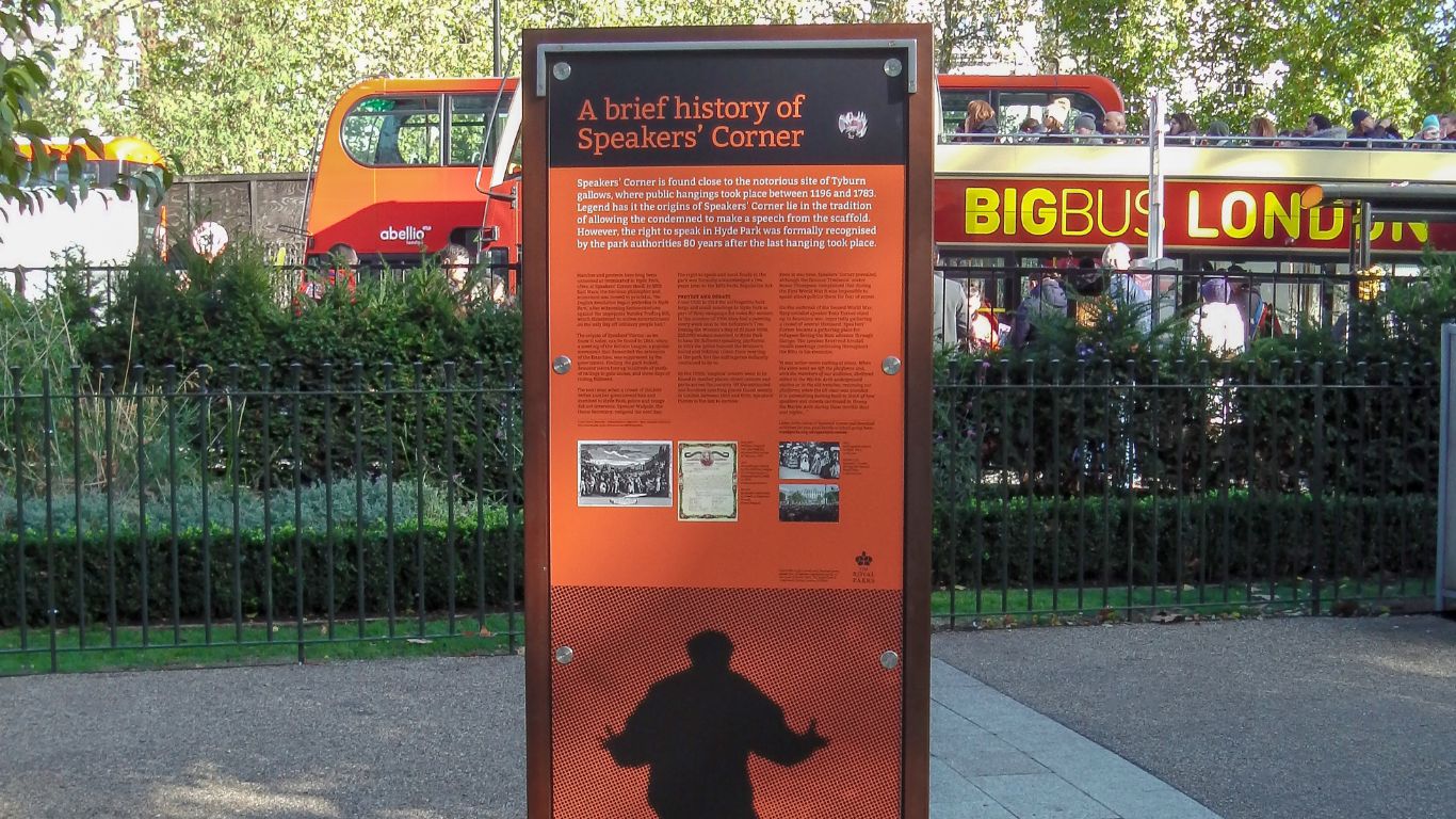 Speakers Corner, Hyde Park