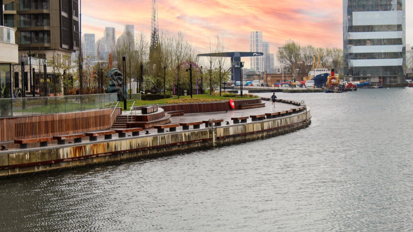 Harbour Quay Gardens, Wood Wharf