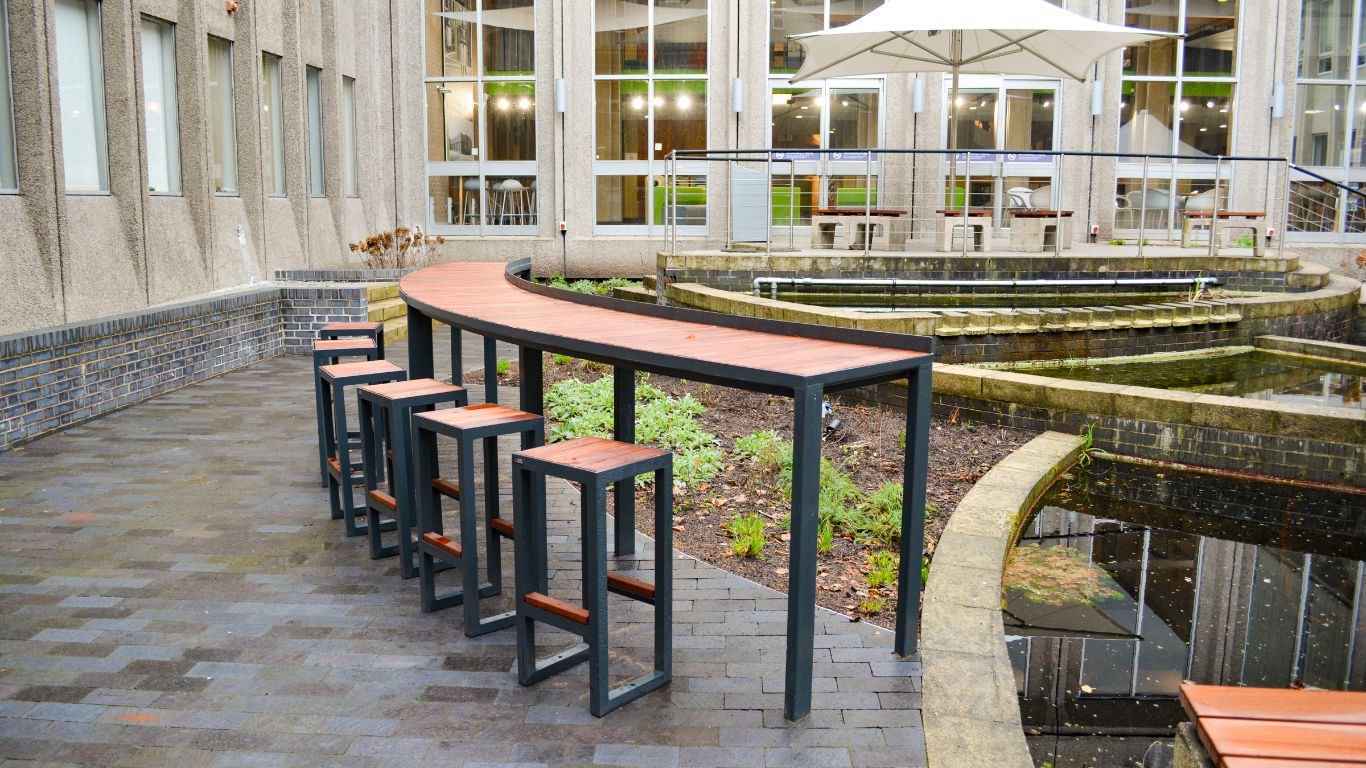 Humanities Building Courtyard, University of Manchester