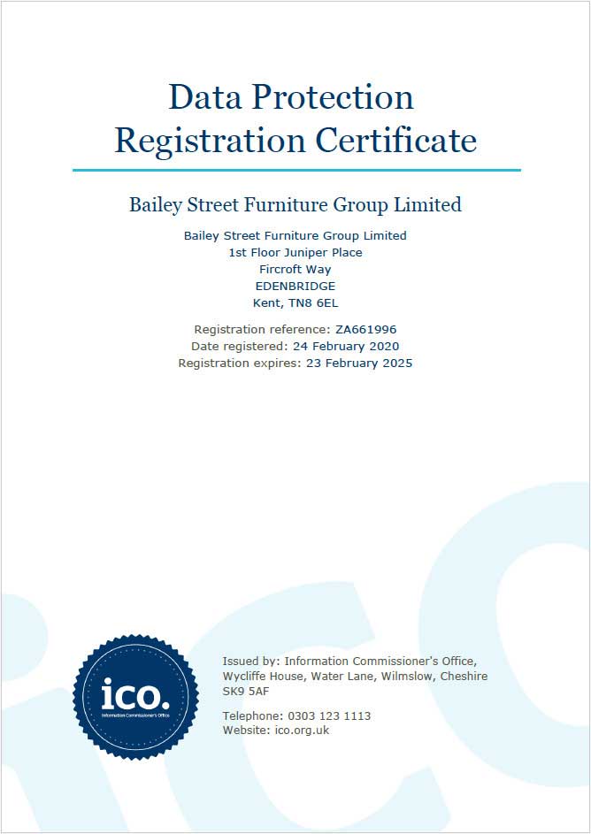 Data Protection Registration Certificate