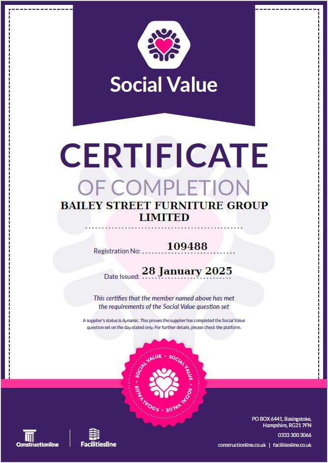 Social Value Certificate